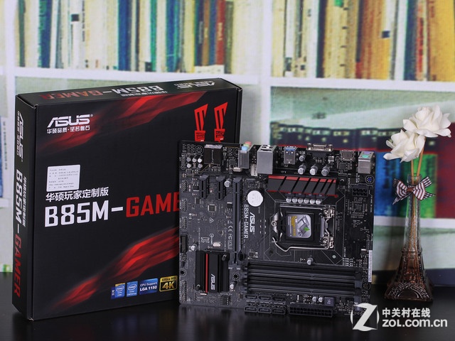 华硕 B85M-GAMER 外观图